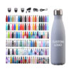 Double Wall Insulated Cola Bottle Shape for Cold and Warm Drinks, BPA Free Metal Sports Bottle